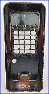 Vintage Pulver Chewing Gum Machine One Cent Coin Op Vending Red