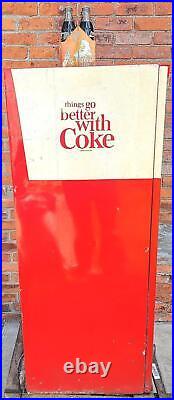 100% WORKING VINTAGE 60's COCA-COLA BOTTLE VENDING MACHINE WATCH VIDEO FREE SHIP