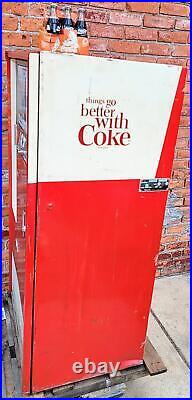 100% WORKING VINTAGE 60's COCA-COLA BOTTLE VENDING MACHINE WATCH VIDEO FREE SHIP