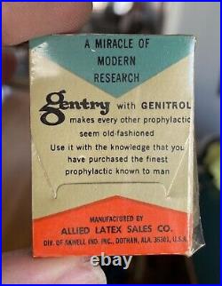 120 Vintage Mid Century Condoms 4 Vending Machine Royal Knight, Gentry, Protex