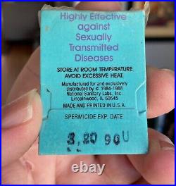 120 Vintage Mid Century Condoms 4 Vending Machine Royal Knight, Gentry, Protex