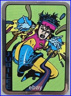 12 Vintage Foil 1992 Marvel X-Men Vending Machine Unauthorized Sticker Set, NOS