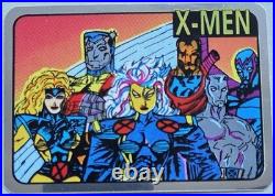 12 Vintage Foil 1992 Marvel X-Men Vending Machine Unauthorized Sticker Set, NOS