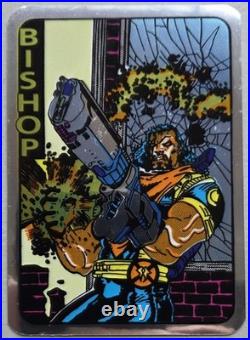 12 Vintage Foil 1992 Marvel X-Men Vending Machine Unauthorized Sticker Set, NOS