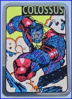 12 Vintage Foil 1992 Marvel X-Men Vending Machine Unauthorized Sticker Set, NOS