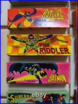 12 Vintage Vending Machine Stickers Batman Wonder Woman 1979 DC Comic Superman