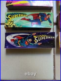 12 Vintage Vending Machine Stickers Batman Wonder Woman 1979 DC Comic Superman