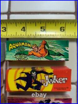 12 Vintage Vending Machine Stickers Batman Wonder Woman 1979 DC Comic Superman
