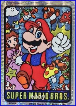 13 VTG 1990 Super Mario Bros Prismatic Vending Machine Sticker Set by Nintendo