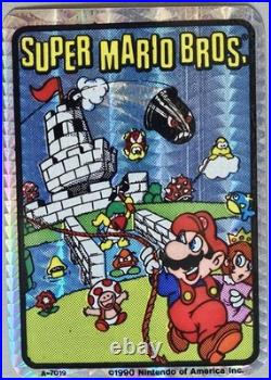 13 VTG 1990 Super Mario Bros Prismatic Vending Machine Sticker Set by Nintendo