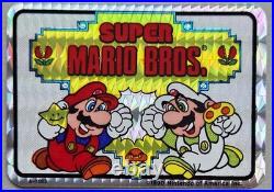 13 VTG 1990 Super Mario Bros Prismatic Vending Machine Sticker Set by Nintendo