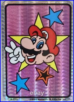 13 VTG 1990 Super Mario Bros Prismatic Vending Machine Sticker Set by Nintendo