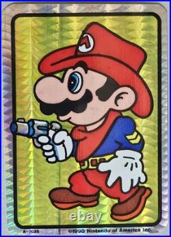 13 VTG 1990 Super Mario Bros Prismatic Vending Machine Sticker Set by Nintendo