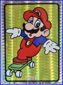 13 VTG 1990 Super Mario Bros Prismatic Vending Machine Sticker Set by Nintendo