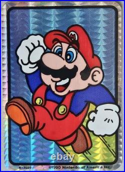 13 VTG 1990 Super Mario Bros Prismatic Vending Machine Sticker Set by Nintendo