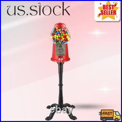 15 Gumball Machine with Stand & Coin Bank Vintage Glass Globe Candy Dispenser