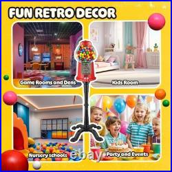 15 Gumball Machine with Stand & Coin Bank Vintage Glass Globe Candy Dispenser 15 Gumball Machine with Stand & Coin Bank Vintage Glass Globe Candy Dispenser