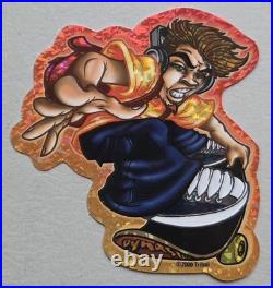 15 Numbered VTG Die-cut Super Hip Hop Kids 2 Vending Machine Stickers, Retro HTF
