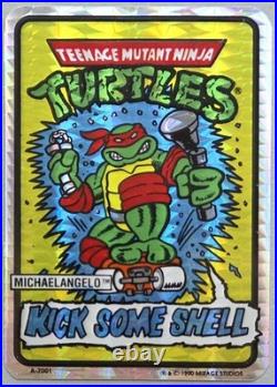 15 VTG 1990 TMNT Vending Machine Stickers Mirage Studios, A-7001 Thru A-7015 NOS