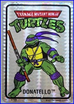 15 VTG 1990 TMNT Vending Machine Stickers Mirage Studios, A-7001 Thru A-7015 NOS