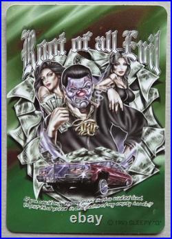 15 VTG Latino Lowrider 1999 Sleepy G Vending Machine Stickers, Collectible NOS