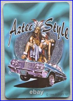 15 VTG Latino Lowrider 1999 Sleepy G Vending Machine Stickers, Collectible NOS