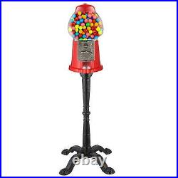 15 Vintage Candy Gumball Machine & Bank with Stand