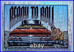 16 Rare VTG Lowrider 1995 Rollin Hard Prism Vending Machine Stickers by OLAES