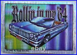 16 Rare VTG Lowrider 1995 Rollin Hard Prism Vending Machine Stickers by OLAES