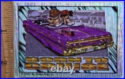 16 Rare VTG Lowrider 1995 Rollin Hard Prism Vending Machine Stickers by OLAES