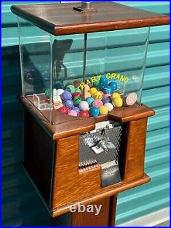 #1710 Vintage Baby Grand Ten Cent Gumball Candy Vending Machine