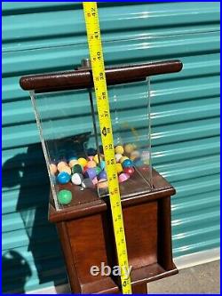 #1710 Vintage Baby Grand Ten Cent Gumball Candy Vending Machine