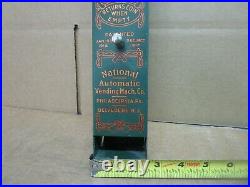 1917 National Sweet Chocolate Candy Vintage Vending Machine, Wall Hanging Penny