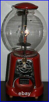 1920's Vintage Advance #11 Big Mouth Peanut Penny Vendor Machine AMCO Padlock