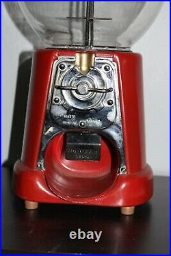 1920's Vintage Advance #11 Big Mouth Peanut Penny Vendor Machine AMCO Padlock