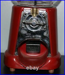 1920's Vintage Advance #11 Big Mouth Peanut Penny Vendor Machine AMCO Padlock