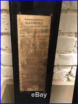 1920s Antique Vintage 5 cent HERSHEY CHOCOLATE CANDY BAR Machine Advertising