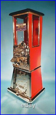 1923 Vintage Antique Master Penny Drop Gumball Peanut Vending Machine