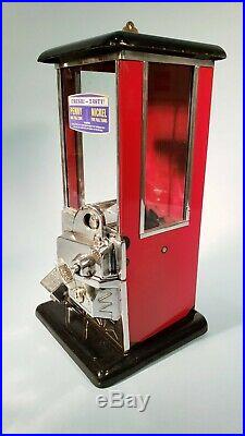 1923 Vintage Antique Master Penny Nickel Gumball Peanut Vending Machine