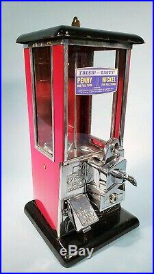 1923 Vintage Antique Master Penny Nickel Gumball Peanut Vending Machine