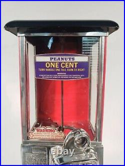 1923 Vintage Antique Penny Master Gumball Peanut Vending Machine