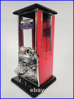 1923 Vintage Antique Penny Master Gumball Peanut Vending Machine