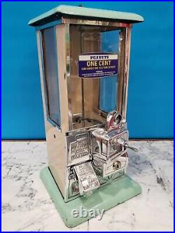 1923 Vintage Antique Penny Master Gumball Peanut Vending Machine