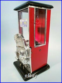 1923 Vintage Antique Penny Nickel Goosenec Master Gumball Peanut Vending Machine