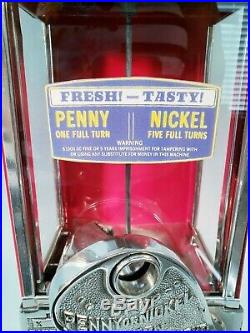 1923 Vintage Antique Penny Nickel Goosenec Master Gumball Peanut Vending Machine