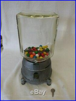 1925 Yu-chu Gumball Vending Machine Penny Vintage Coin Op Yu Chu