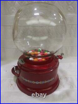 1930's VINTAGE FORD GUMBALL VENDING MACHINE DISH MODEL PENNY COIN OP RESTORED