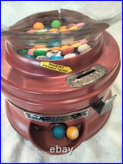 1930's VINTAGE FORD GUMBALL VENDING MACHINE DISH MODEL PENNY COIN OP RESTORED