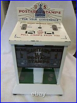 1930's Vintage Northwestern Nickel Coin Op Postage Stamp Vending Machine