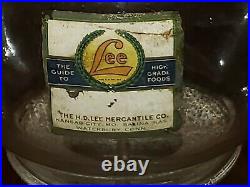 1930s Vintage H. D. LEE MERCANTILE Gumball Machine-Parts Or Project-Globe is EX